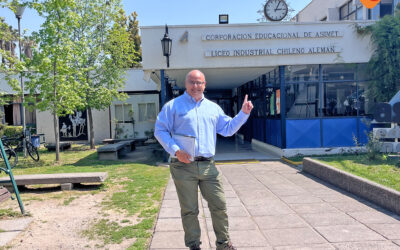 Estuvimos presentes en el Liceo Industrial Chileno Alemán